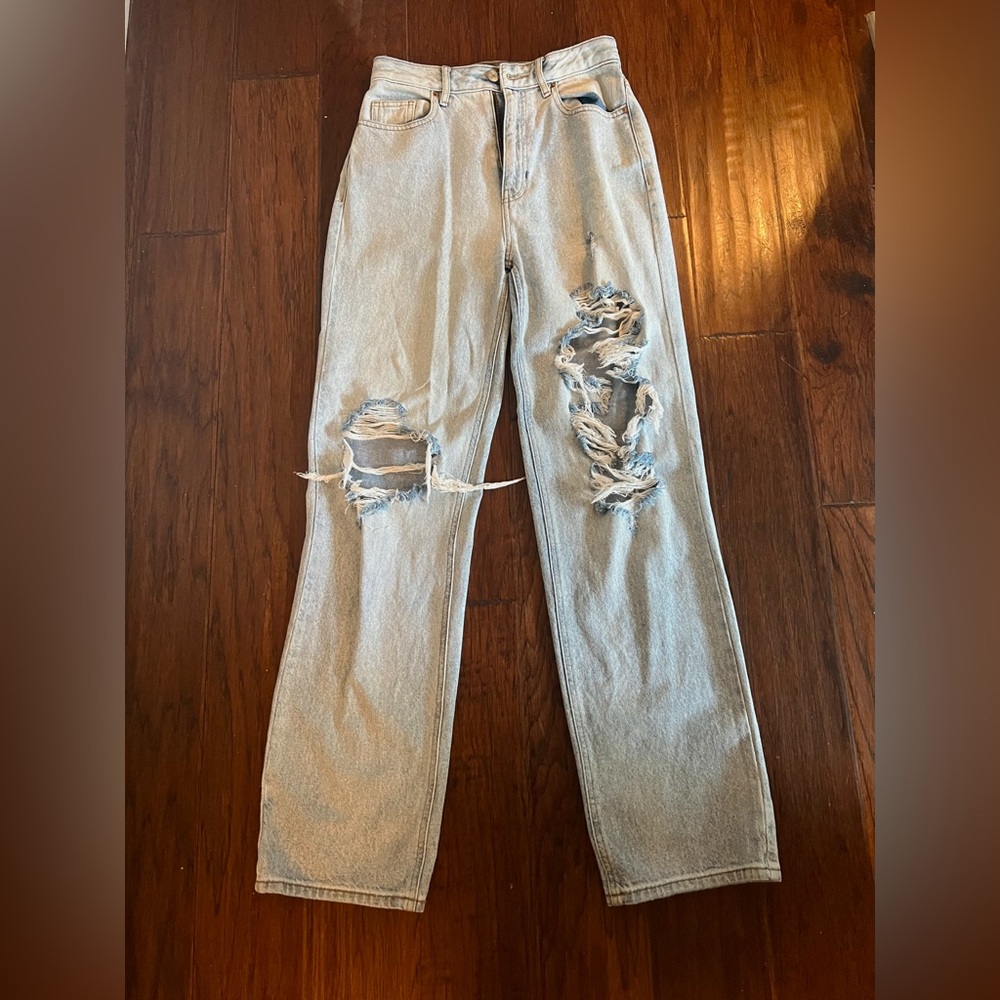 PacSun high rise 90s distressed boyfriend jeans